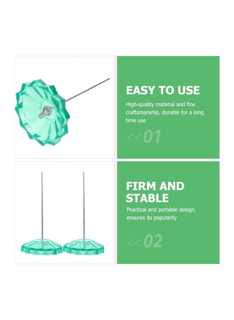 SOLARAE 2-Pack Receipt Holder Spike, 6.1-Inch Memo Holder for Receipts and Sticky Notes, Durable Paper Receipt Spike for Organizing Documents and Notes, 15.5cm Height - Image 3