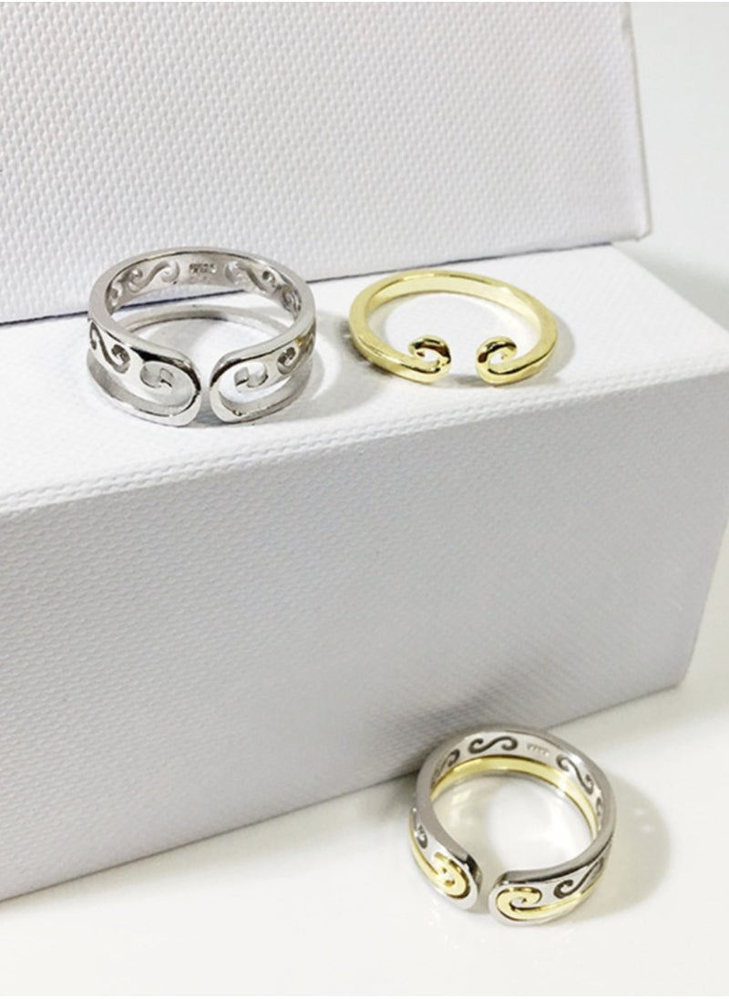 Generic - Black Mythical Goku Same Ring, Open 2-in-1 Combo, Couple's Ring - Image 1