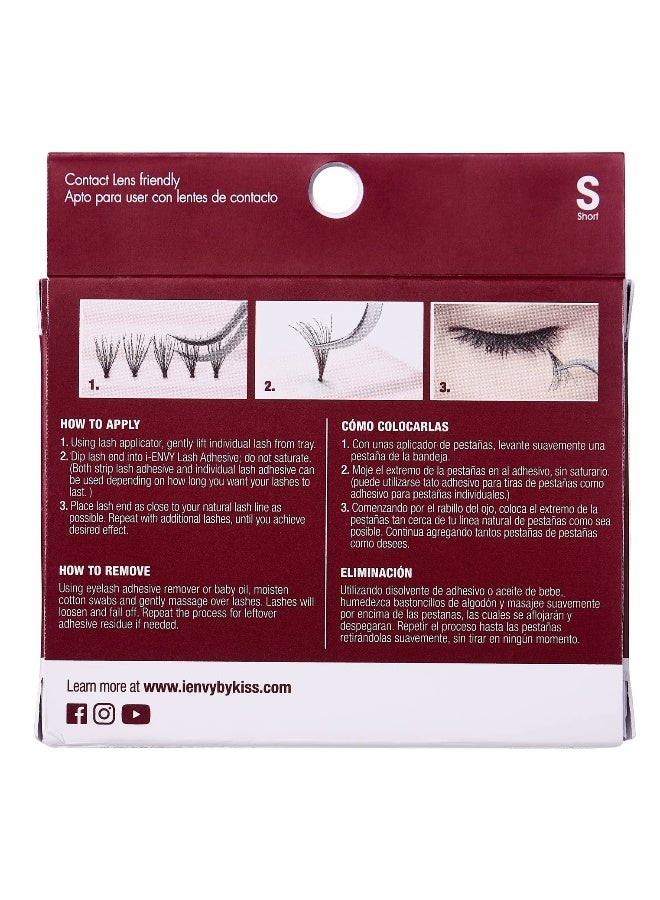 i.Envy Kiss I Envy Ultra Black Short Lashes (6 PACK) - Image 2