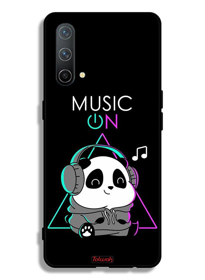 Tolwak OnePlus Nord CE 5G Protective Case Cover Music On Panda - Image 2