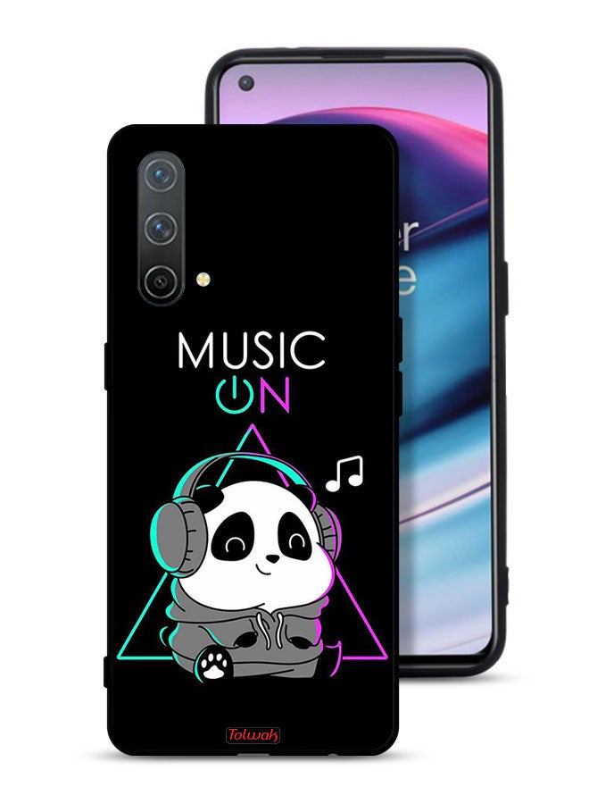 Tolwak OnePlus Nord CE 5G Protective Case Cover Music On Panda - Image 1