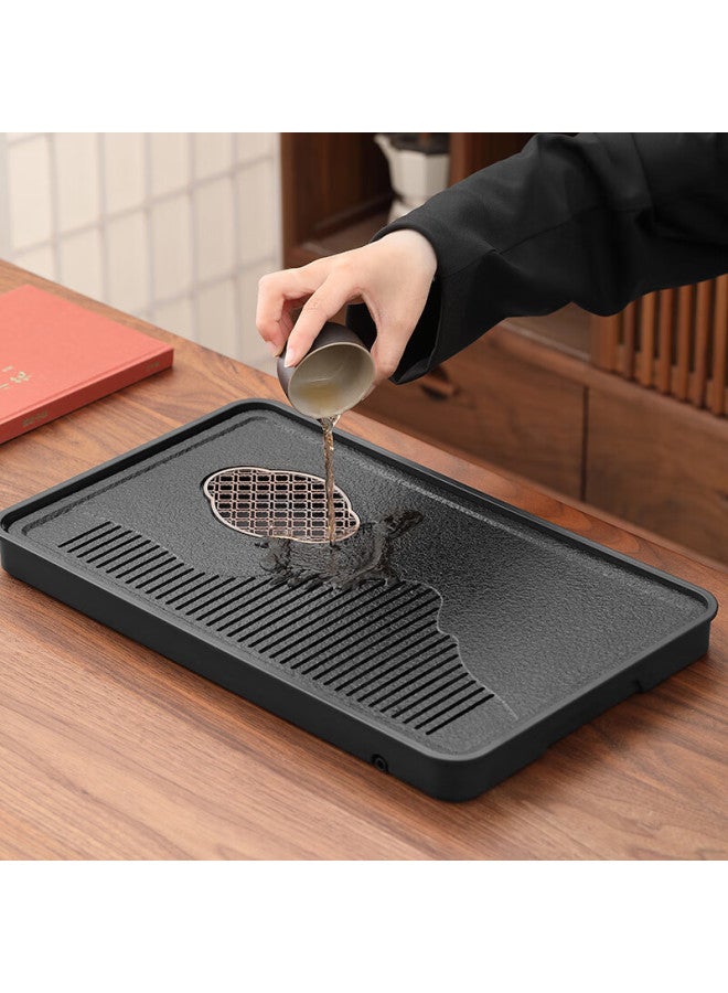 Tangfeng Tea Tray Tea Set Complete Set Household Small Tea Table Kung Fu Tea Set Zhoushan Tea Tray With Zhonglou Lift 14 Heads - Image 5