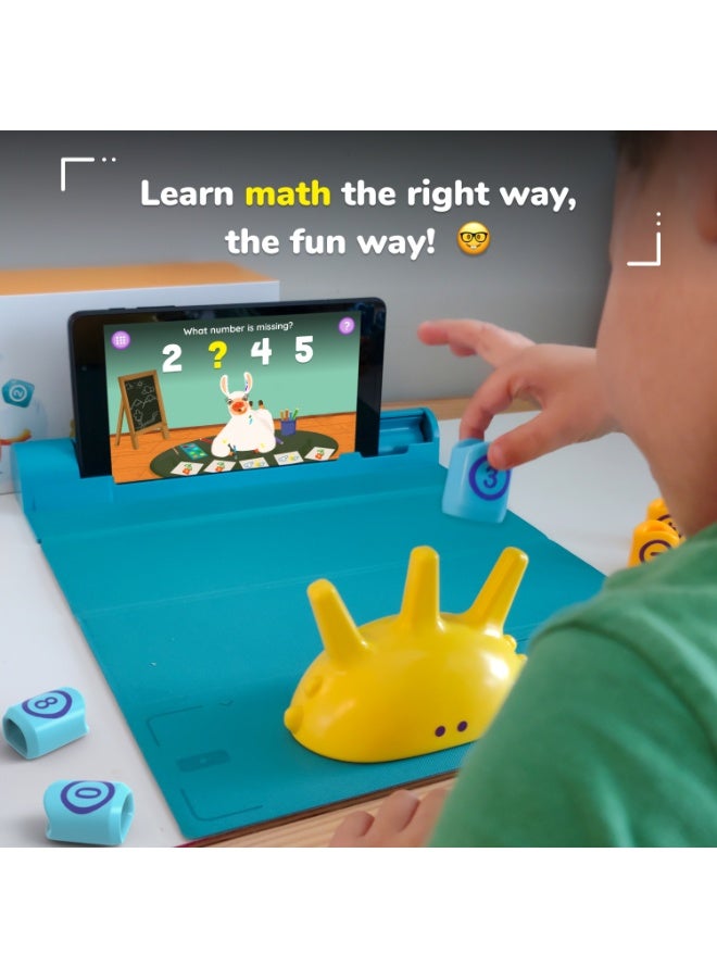 MiDeer Mideer Plugo Mission Math Count AR-Powered Math STEM Toy with Numbers and Arithmetic Operators for Kids - 250+ Story-Based Interactive Math Challenges Fun Learning, Interactive Game  - Image 3