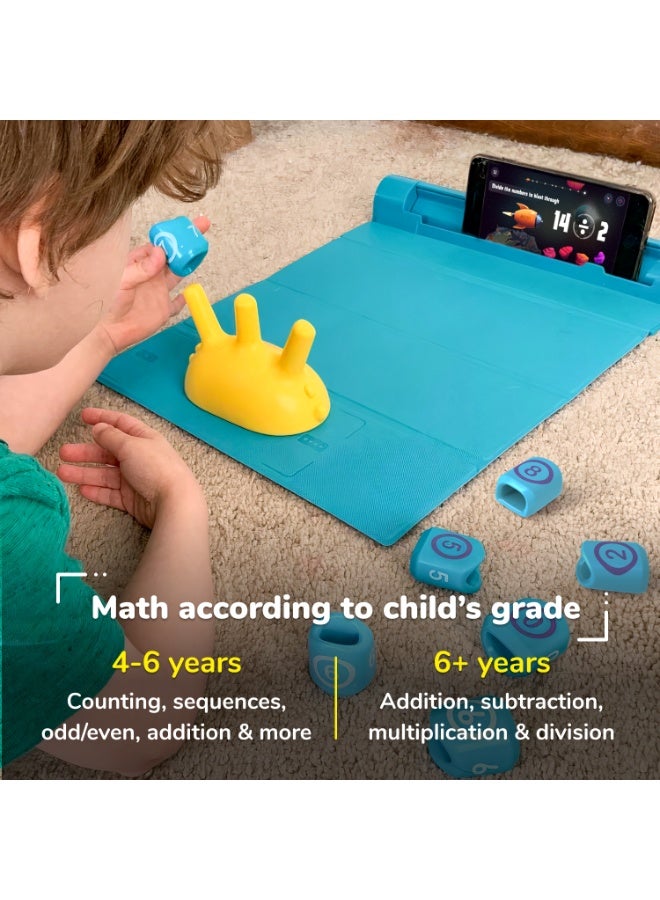 MiDeer Mideer Plugo Mission Math Count AR-Powered Math STEM Toy with Numbers and Arithmetic Operators for Kids - 250+ Story-Based Interactive Math Challenges Fun Learning, Interactive Game  - Image 4