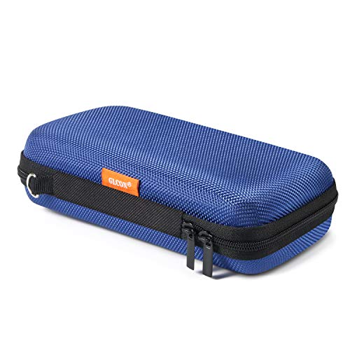 GLCON Portable Protection Hard EVA Case for External Battery, Cell Phone, GPS, Hard Drive, USB/Charging Cable, Small Carrying Bag Mesh Inner Pocket, Zipper Enclosure, Universal Travel Pouch Bag - Image 1