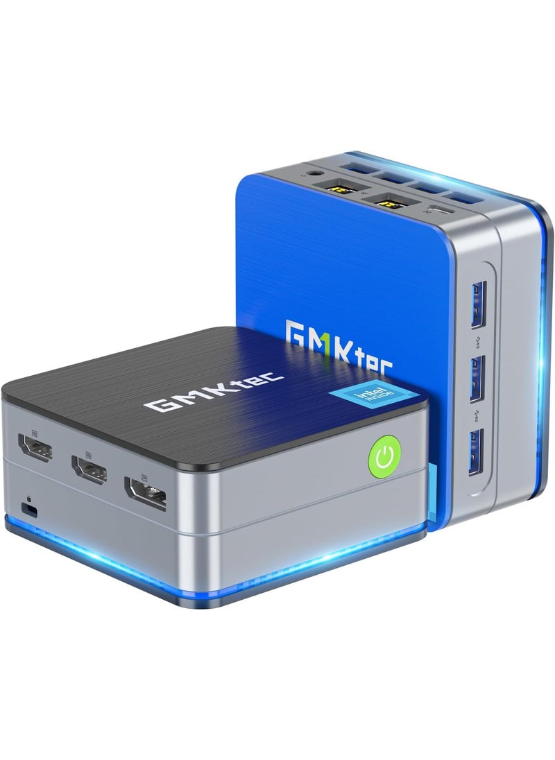 GMKtec GMKtec Mini PC Windows 11 Pro Intel N150(Turbo 3.6GHz) 12GB DDR5 512GB SSD Dual LAN, Desktop Mini Computer 4K Triple Display, WiFi6, BT5.2, Energy Efficient  - Image 1