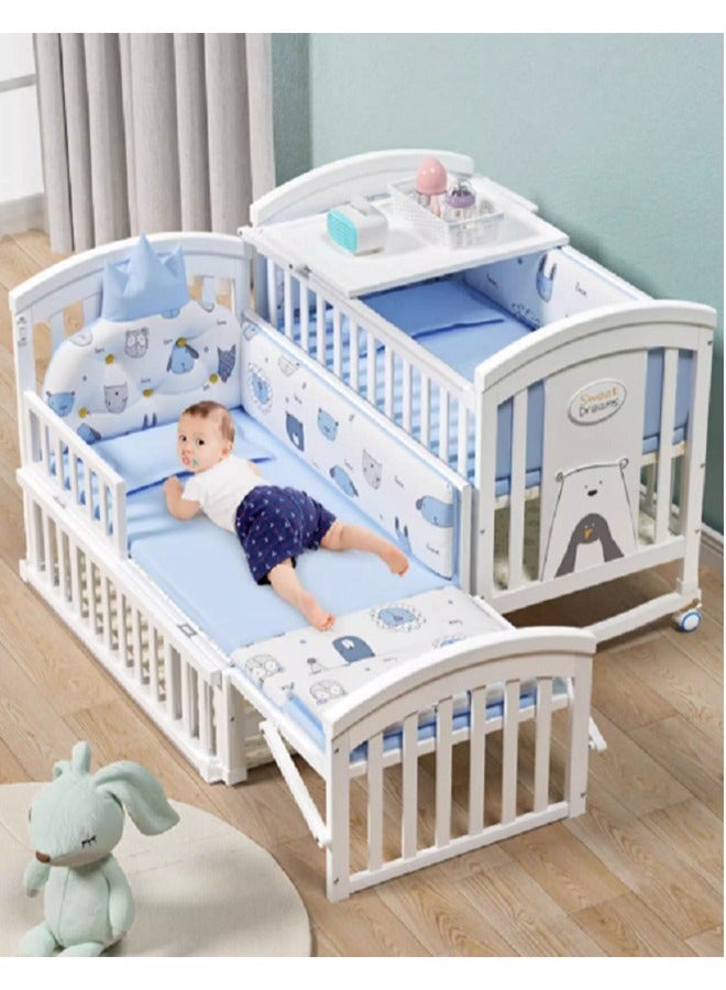 FUN MOMENT Multifunctional Baby Bed 115 × 60 cm to 150×60 cm - Image 1