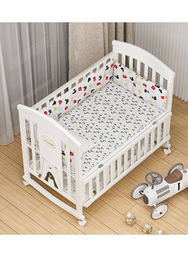 FUN MOMENT Multifunctional Baby Bed 115 × 60 cm to 150×60 cm - Image 3