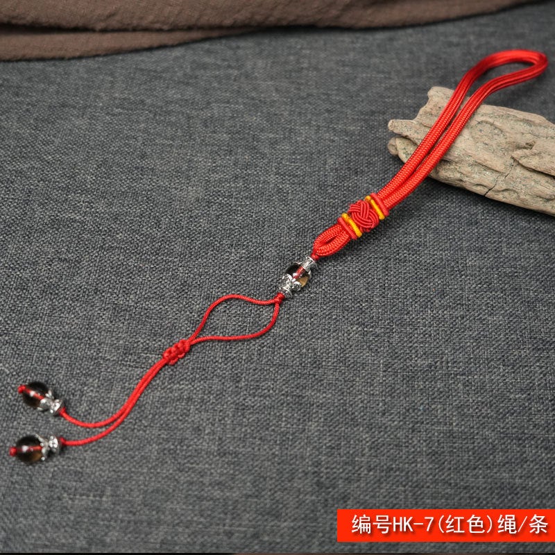 Wen Play Small Gourd Lanyard Accessories Hand Rope Car Rearview Mirror Decoration Rope Hand Twist Gourd Pendant Hand Lanyard - Image 1