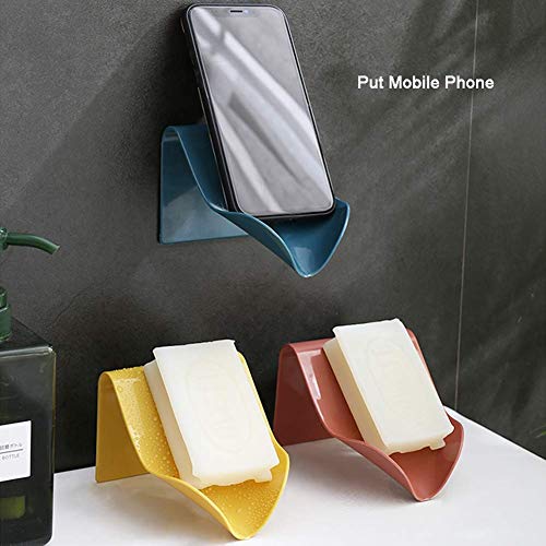 Prostuff.in Soap Dishes for Bathroom, Simple Self Draining Bar Soap Holder Shower, 2 Pack Soap Saver(Multicolor) - Image 4
