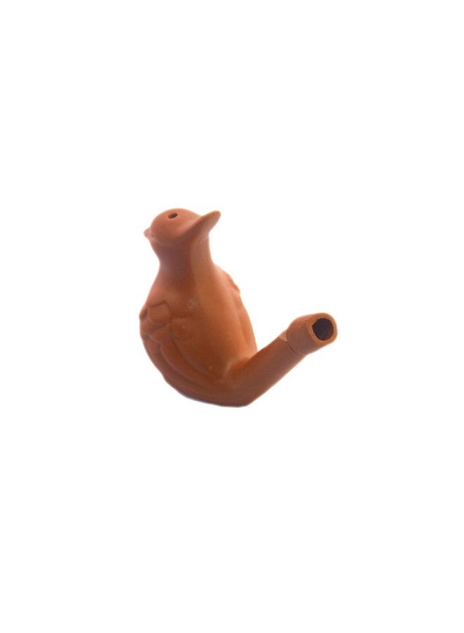 Global Art New Clay Bird Water Whistle Terracotta Bird Children Toy Vintage Style Bird Water Whistles Home Decoration Nice Sound Quality Handmade Indian(One, Clay) - Image 3