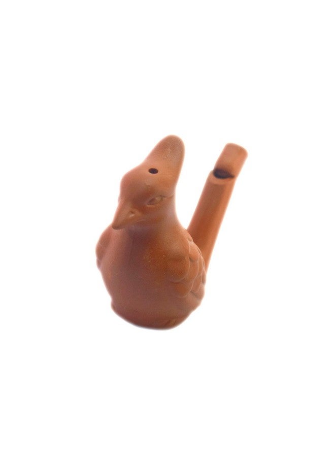 Global Art New Clay Bird Water Whistle Terracotta Bird Children Toy Vintage Style Bird Water Whistles Home Decoration Nice Sound Quality Handmade Indian(One, Clay) - Image 2