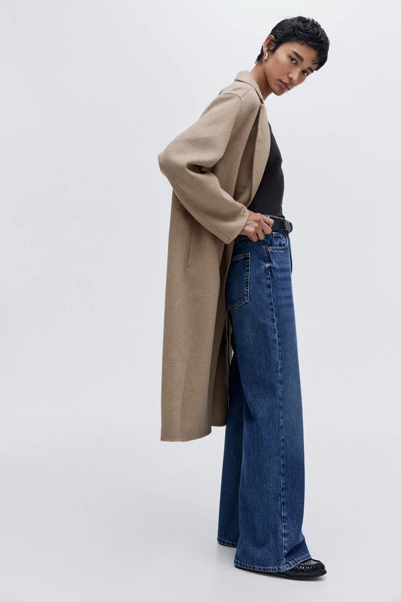 H&M Handmade wool-blend coat