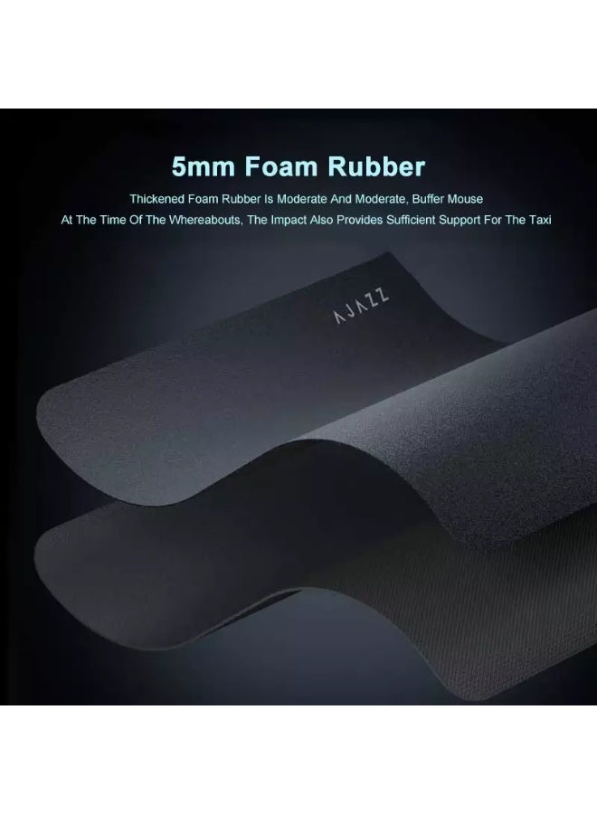 A-jazz MP02 Esports Hybrid Gaming Mousepad - 450 x 400 x 5 mm - Stitched frame edge - Image 2