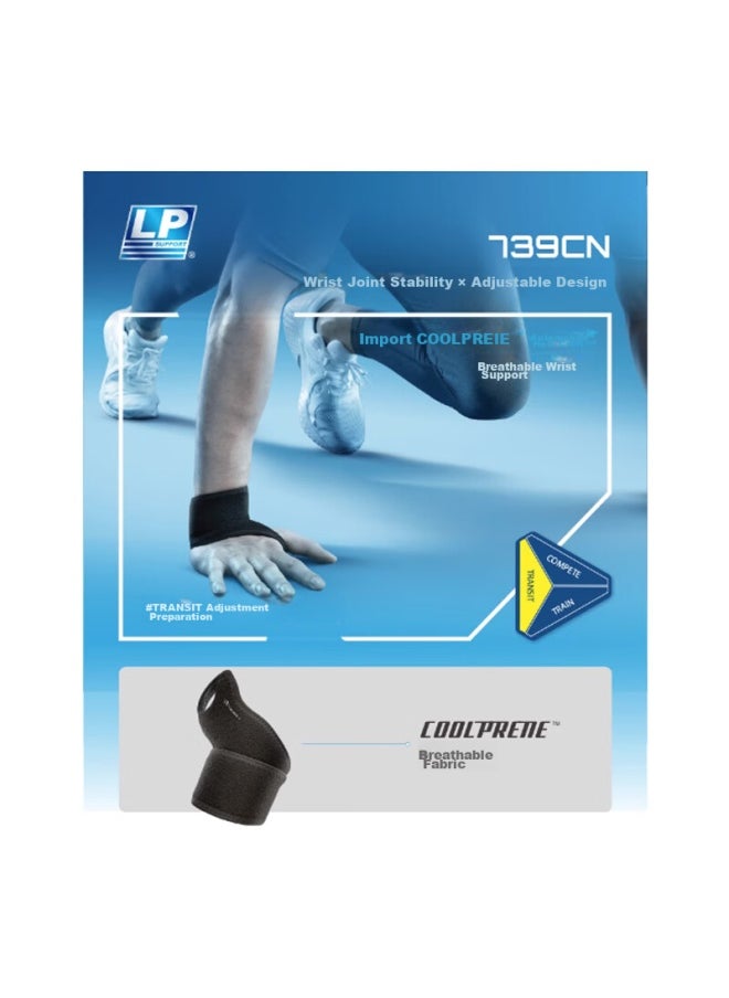 LP Lp739cn Wrist Support Brace For Thumb Fixation, Volleyball, Badminton, Bench Press, Tendonitis, Sports Wrist Guard, Single Piece, One Size Fits All  - Image 3