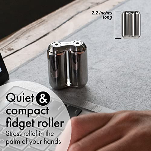 ONO Roller - Handheld Fidget Toy for Adults | Help Relieve Stress, Anxiety, Tension | Promotes Focus, Clarity | Compact, Portable Design (Mini Size/Stainless Steel, Steel) - Image 5