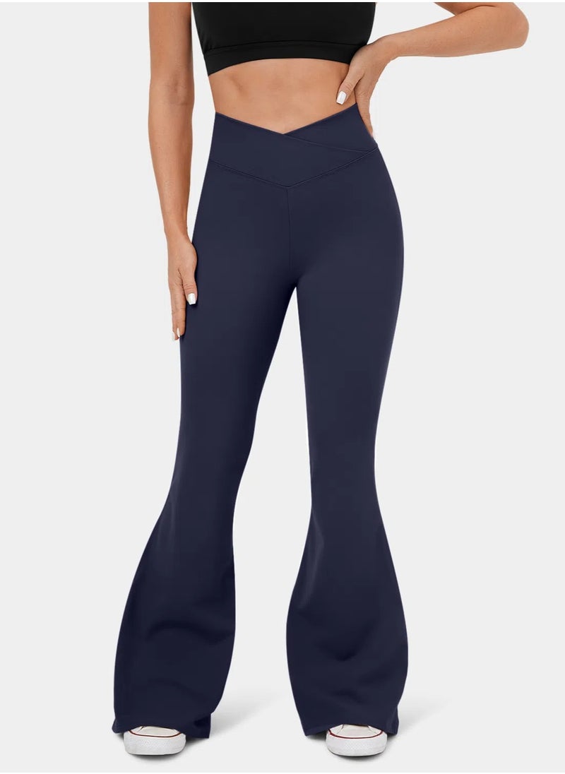 Vicino - Waist Fold Flare Pants - Image 1