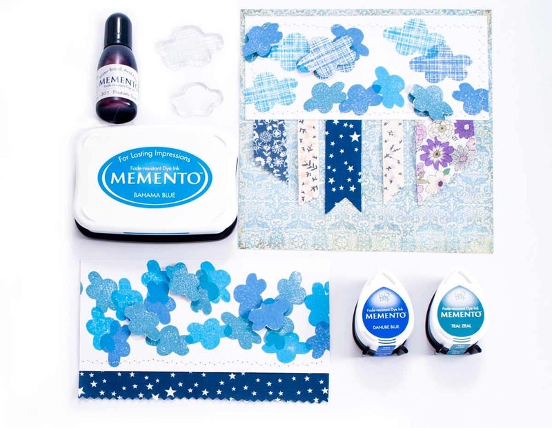 Tsukineko ME000604 Memento Dye Ink Pad - Summer Sky - Image 2