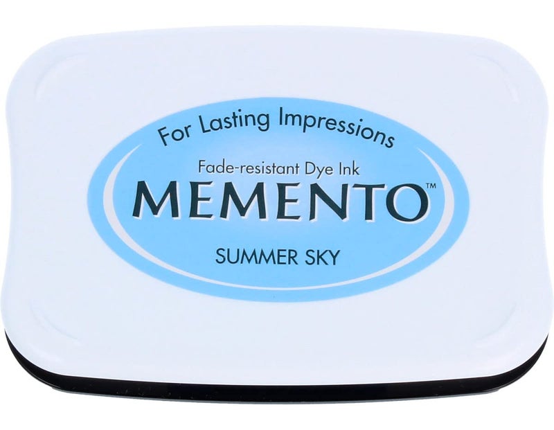 Tsukineko ME000604 Memento Dye Ink Pad - Summer Sky - Image 5