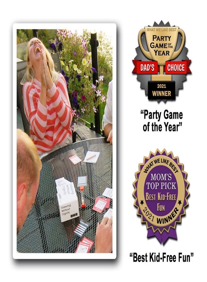 Tickles Drawing Without Dignity - Card Game for Adults | Party and Family Multiplayer Game | 21 Years & Up | Pack of 1 - Image 2