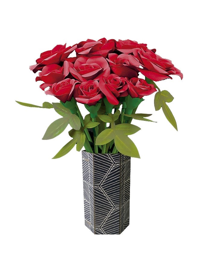 EDUCA Floral Art Create Your Own Craft Kit - Bouquet Of Roses for children age 14+ - Image 2