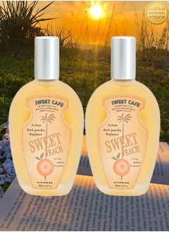 Peach 2 Pieces Sweet Cafe Peach Perfume EDP 100ML  - Image 1