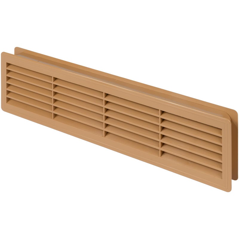 Awenta 18 x 5 Inch Two Sided Oak Color Door Air Vent cover  Door Vents for Interior Doors  Universal Furniture Ventilation Guard Register for Bathroom Bedroom Garage Kitchen Furniture