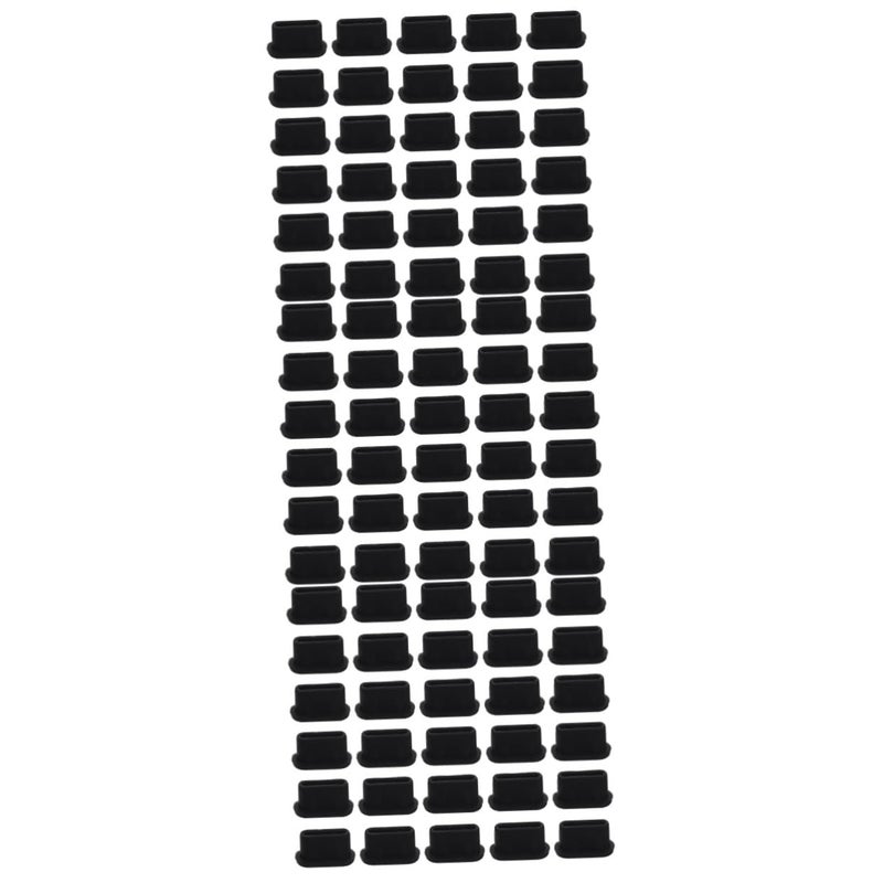 90 Pcs Black USB Type C Port Protectors Dust Stoppers for Laptop Phone Easy to Install - Image 2