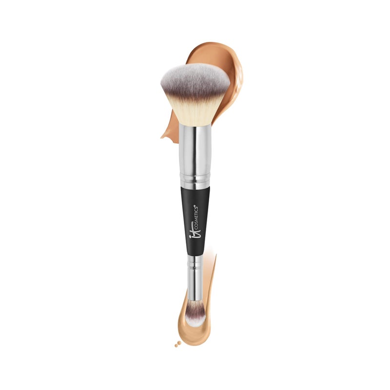 IT COSMETICS IT Cosmetics Heavenly Luxe Complexion Perfection Brush #7 - Foundation & Concealer Brush in One - Soft Bristles - Pro-Hygienic & Ideal for Sensitive Skin Multicolor