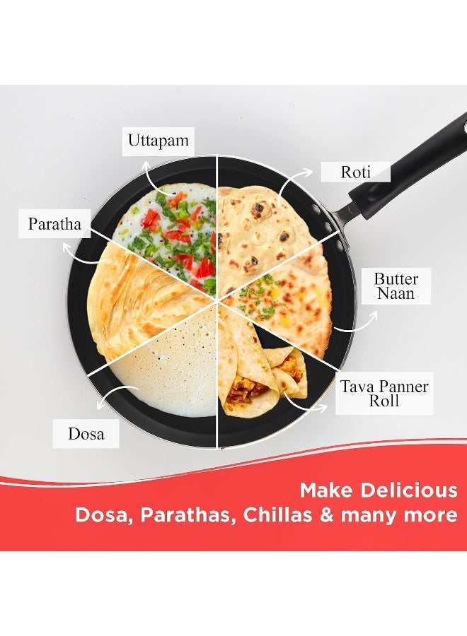 Vinod Zest Non-Stick DosaTawa - 32 cm (4mm) - Image 4