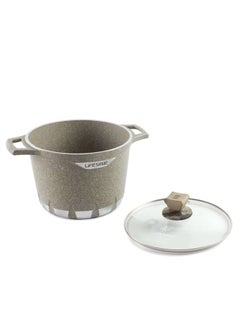 Life Smile Non Stick Granite Coated Stock Pot | The Perfect Pot for All Your Cooking Needs  - Image 2