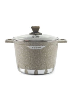 Life Smile Non Stick Granite Coated Stock Pot | The Perfect Pot for All Your Cooking Needs  - Image 1