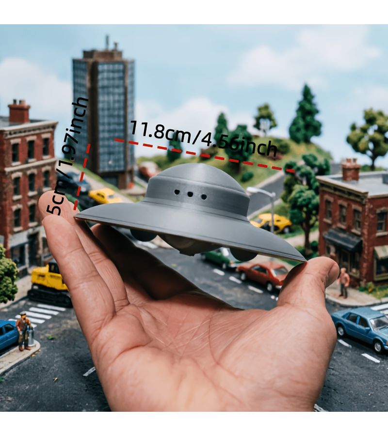 تمثال نموذج، الكمية 1 قطعة، هاونيبو II UFO، مجموعة قابلة للجمع لهواة الطائرات، مع قمرة قيادة عالية الدقة، هدية مثالية لعشاق المركبات الفضائية. - Image 3