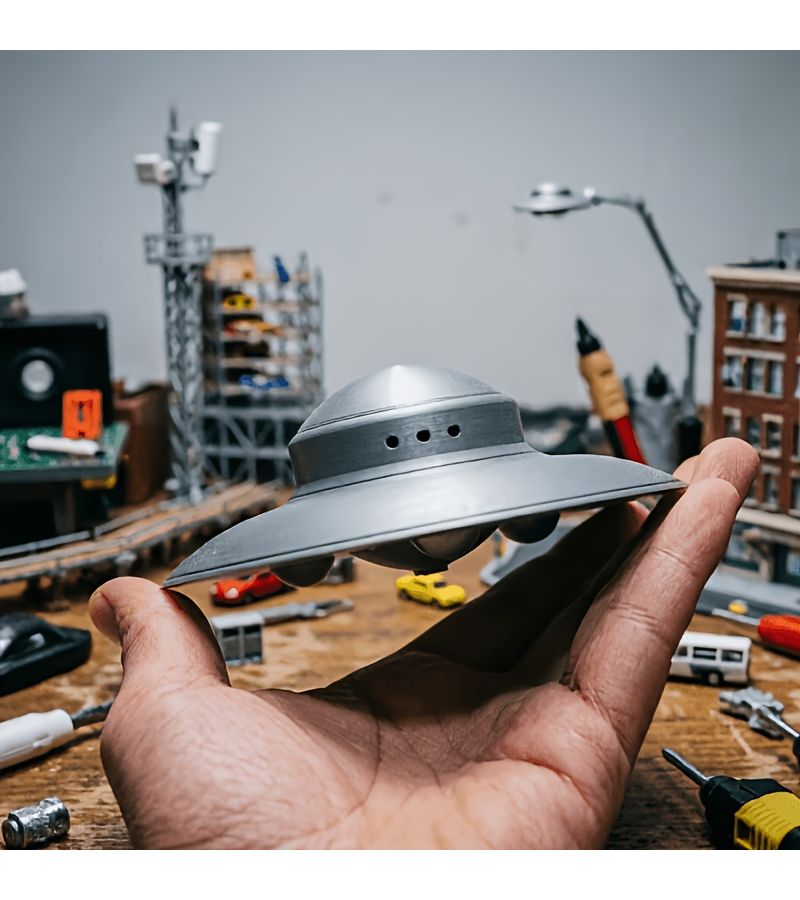 تمثال نموذج، الكمية 1 قطعة، هاونيبو II UFO، مجموعة قابلة للجمع لهواة الطائرات، مع قمرة قيادة عالية الدقة، هدية مثالية لعشاق المركبات الفضائية. - Image 5