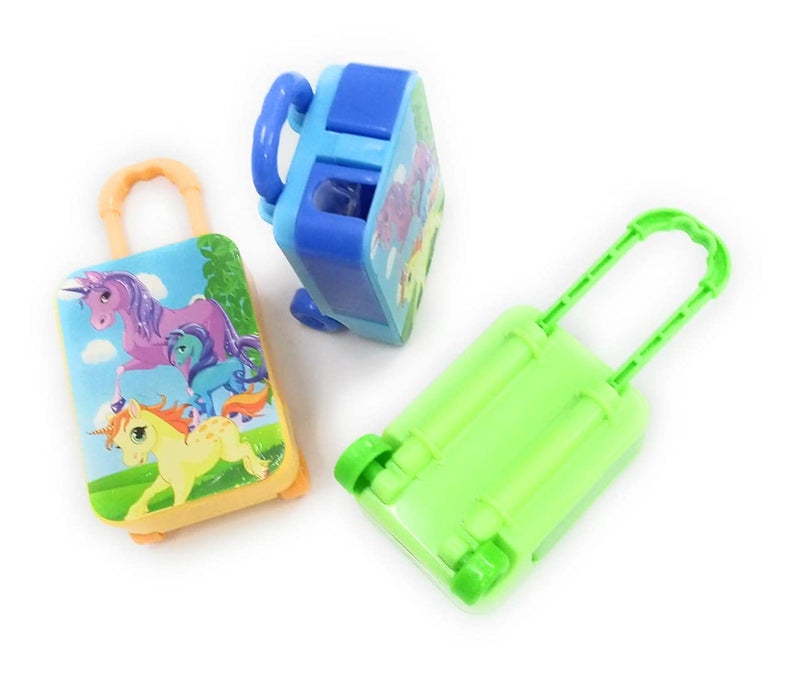 Tera13 TERA 13 Unicorn Eraser Set, Unicorn Sharpener Kit, Suitcase Shape Eraser for Kids, Return Gifts Combo for Kids School Stationary Items - Image 3