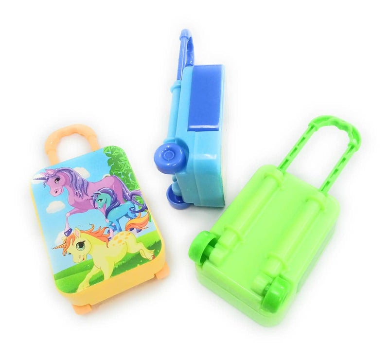 Tera13 TERA 13 Unicorn Eraser Set, Unicorn Sharpener Kit, Suitcase Shape Eraser for Kids, Return Gifts Combo for Kids School Stationary Items - Image 4