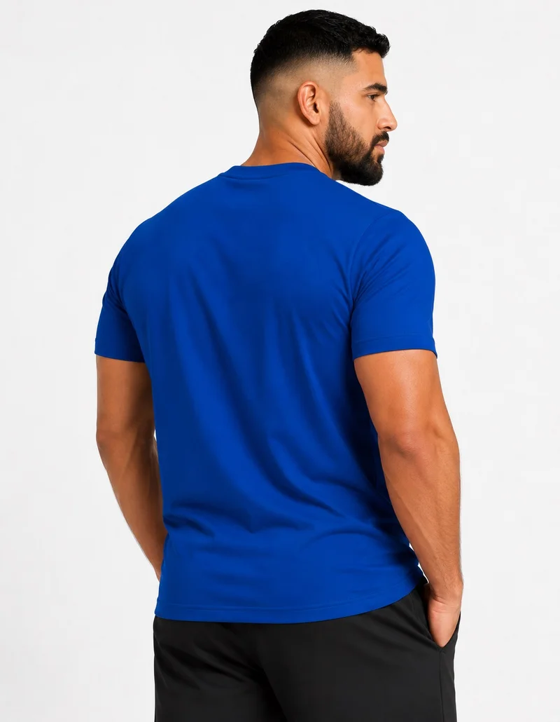 Prima Ace Men's T-Shirt Gym Addict Luxury Royal Blue