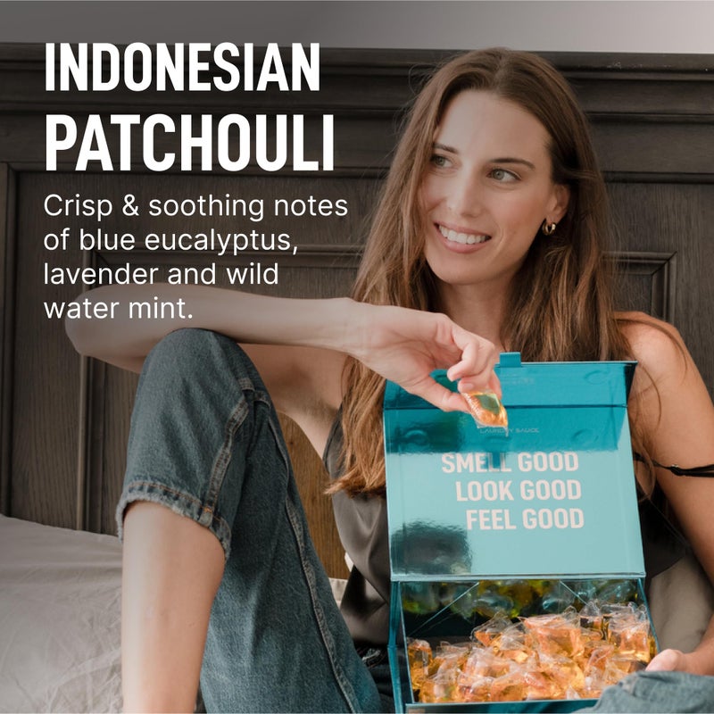 Laundry Sauce - Luxury Scented Laundry Detergent Pods & Scent Booster Bundle (Indonesian Patchouli), Premium Laundry Washing Pods with High-End, Sophisticated Fragrances - Dye Free & HE Compatible - Image 2