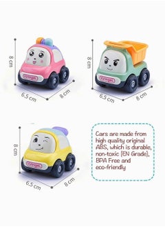 Y&D Toy Cars, 3 Pack Pull Back Car Toys, Plastic Vehicle Set Party Favor for Boys, Preschool Educational Toys Kids Toddlers Birthday Game Gift, Random Color  - Image 4