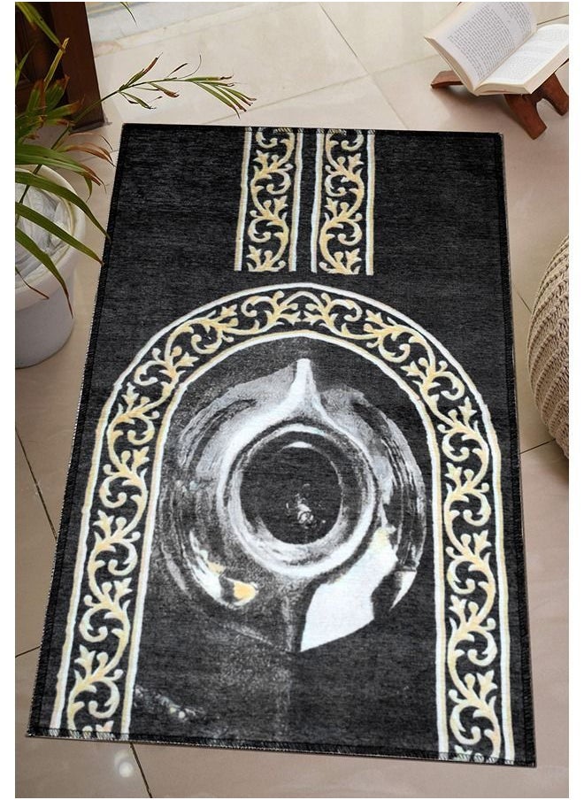 شركة موكيت ماك سجادة صلاة أرابيسك تغسل فى الغسالة مقاس 67*110  - Image 1