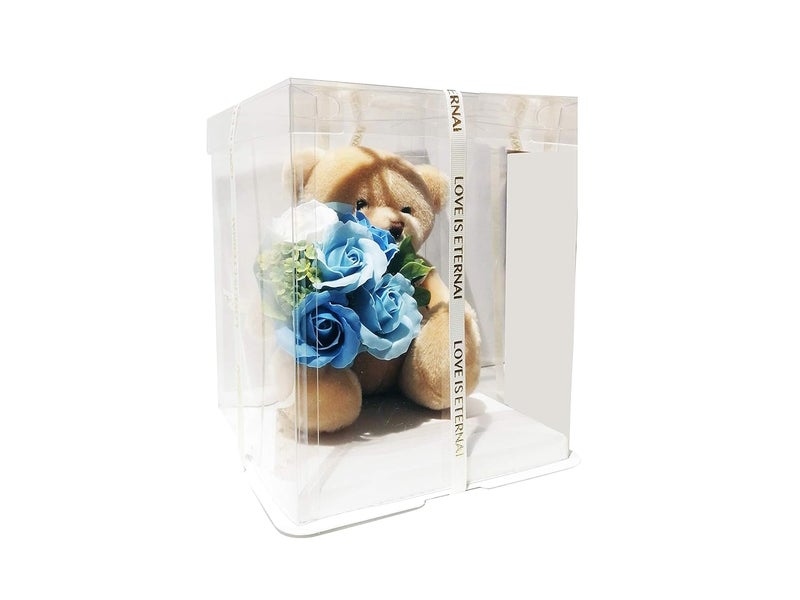 Northland Teddy and Flowers Gift Set in which Flowers Petals are Fragrance soap Set for Valentines Day - Image 3