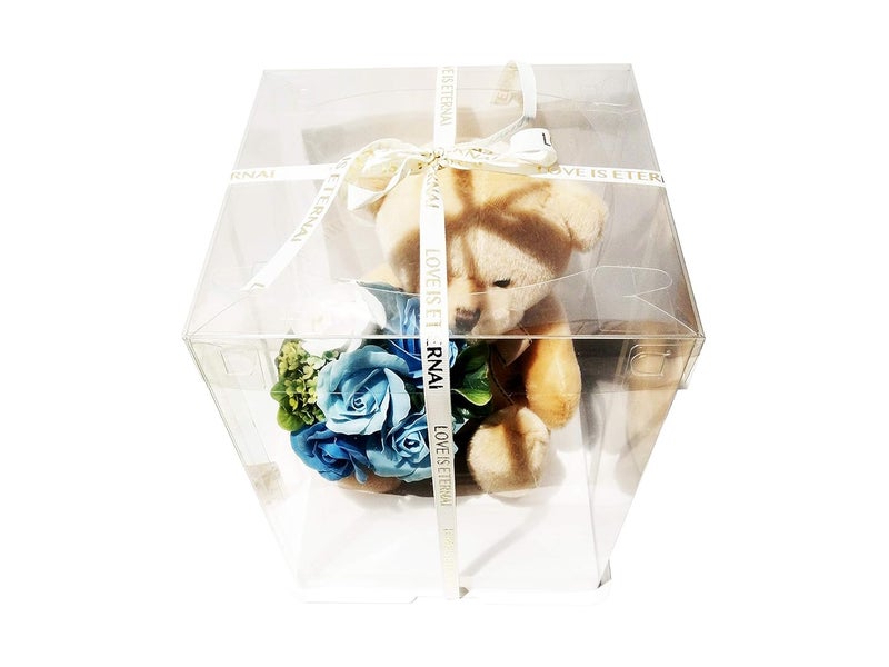 Northland Teddy and Flowers Gift Set in which Flowers Petals are Fragrance soap Set for Valentines Day - Image 4