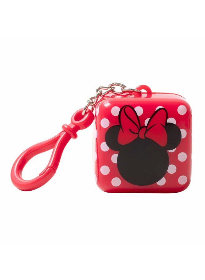 Lip Smacker Disney Minnie Mouse Cube Flavored Lip Balm, Minnie Joyful Cotton Candy, Clear, For Kids - Image 1