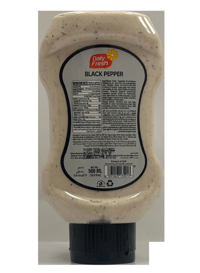 Daily Fresh Mayonnaise Squeezy Blk Pep - Image 2