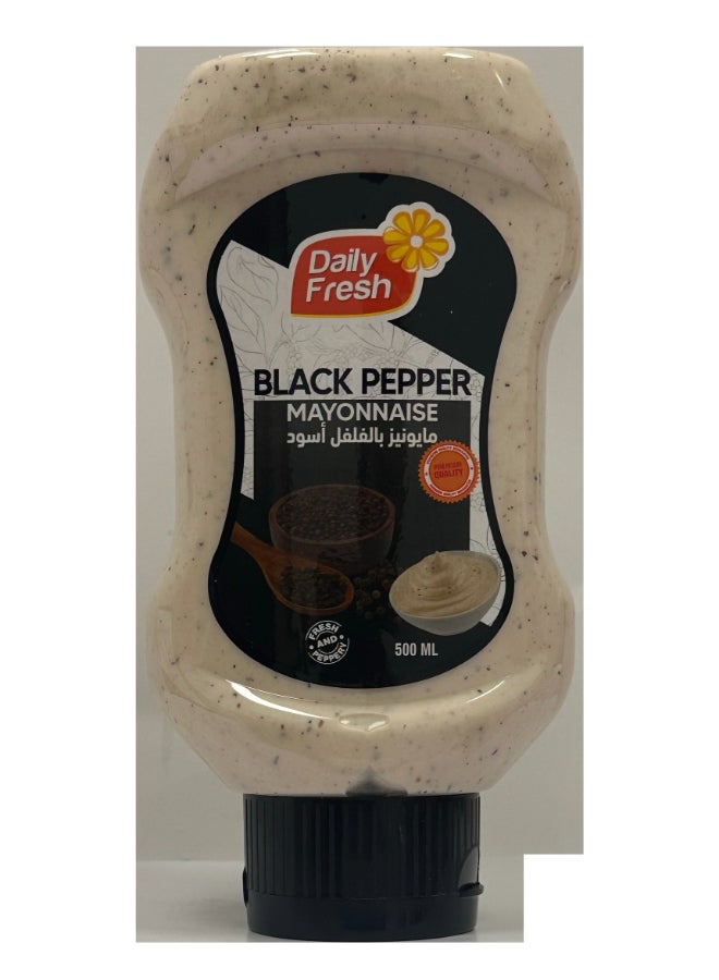 Daily Fresh Mayonnaise Squeezy Blk Pep - Image 1