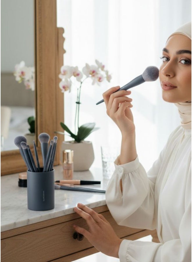 ENERGY 10-Piece Makeup Brush Set — Soft Face & Eye Brushes, Long Handle Professional Cosmetic Brush Kit - Image 1