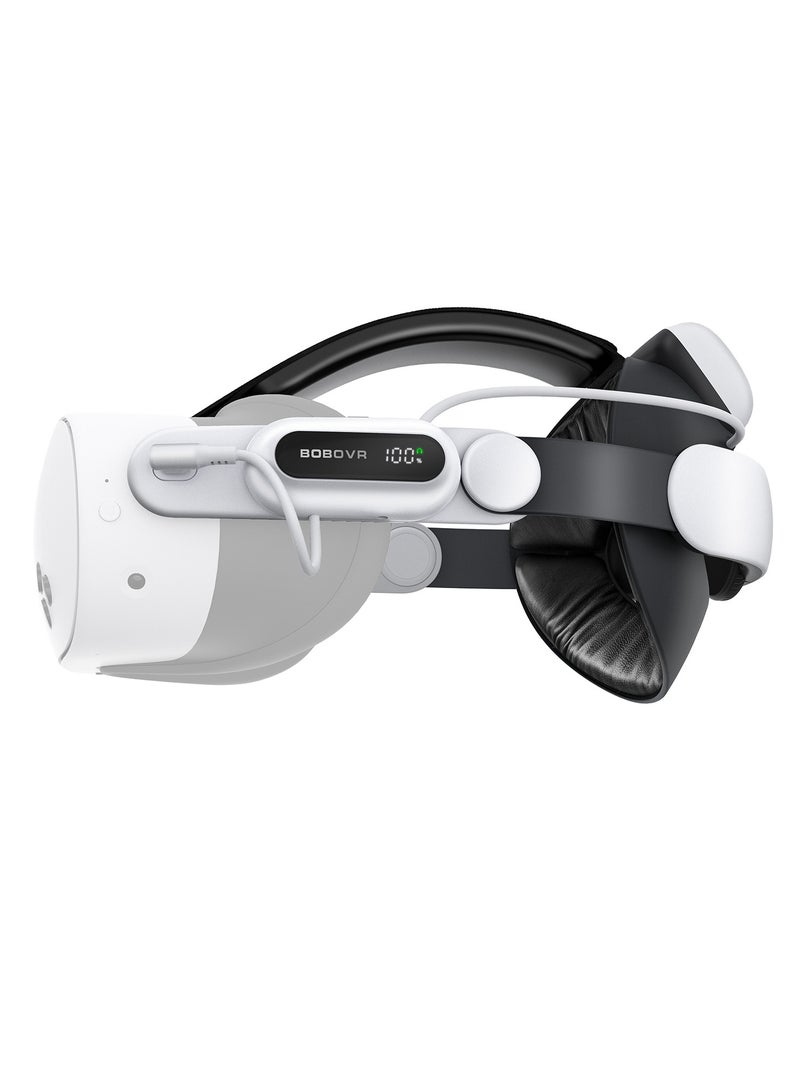BOBOVR E3 Pro Battery Strap Compatible with Meta Quest 3 and 3S for VR Headset Extended Wear Comfortable Outdoor and Home Use - Image 1