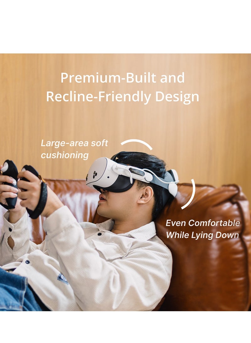 BOBOVR E3 Pro Battery Strap Compatible with Meta Quest 3 and 3S for VR Headset Extended Wear Comfortable Outdoor and Home Use - Image 5