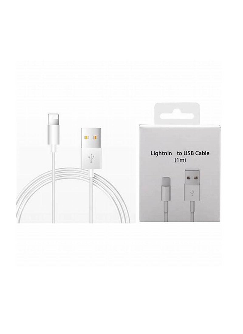 Generic - Lightning To USB Cable - 1 Meter White - Image 1