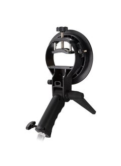 Pro Flash Bracket Holder with Handle for Speedlight Flash Guns and Bowen Mount Strobes - for Use with Reflectors, Softboxes, Snoots and Umbrellas - pzsku/ZBD7E558C42268C37BBEDZ/45/_/1686675357/9794f5f0-83fd-4db4-8b7e-679e1cf27fc9